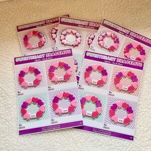 Way To Celebrate Sweetheart Bracelets 4pk Kids Tear & Share Heart Beads